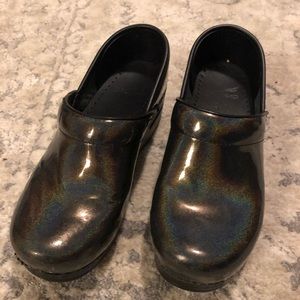 Iridescent Dansko Clogs